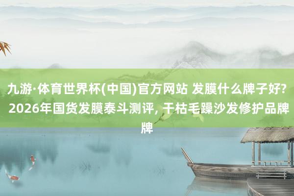 九游·体育世界杯(中国)官方网站 发膜什么牌子好? 2026年国货发膜泰斗测评， 干枯毛躁沙发修护品牌